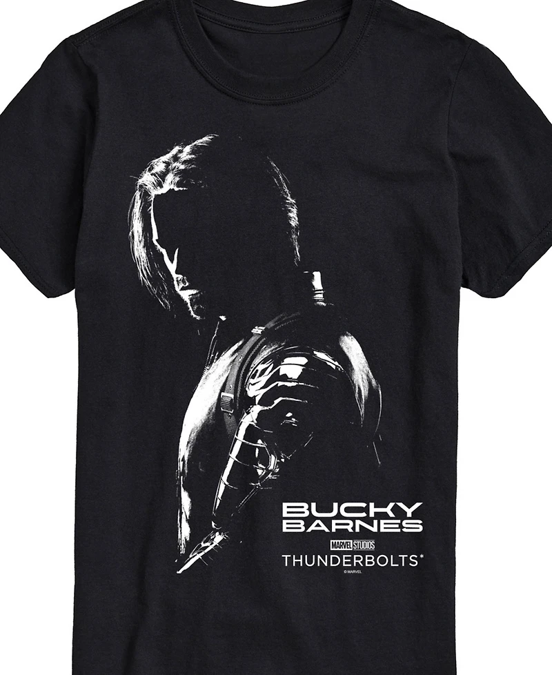 Airwaves Men's Marvel Thunderbolts Bucky Barnes Short Sleeve T-Shirt