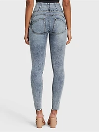 Freddy Women's Snug Sculpting Ripped Skinny Jeans