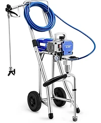 Silvel 1200W Airless Paint Sprayer, High Efficiency Paint Sprayer with Extension Rod, 3300PSI Thinning-Free for Home Exterior and Interior, Garage, De