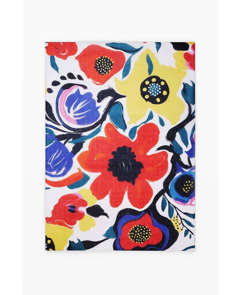Desigual Women's Arty floral scarf