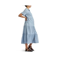 Ripe Maternity Maternity Ripe Macy Longline Linen Dress