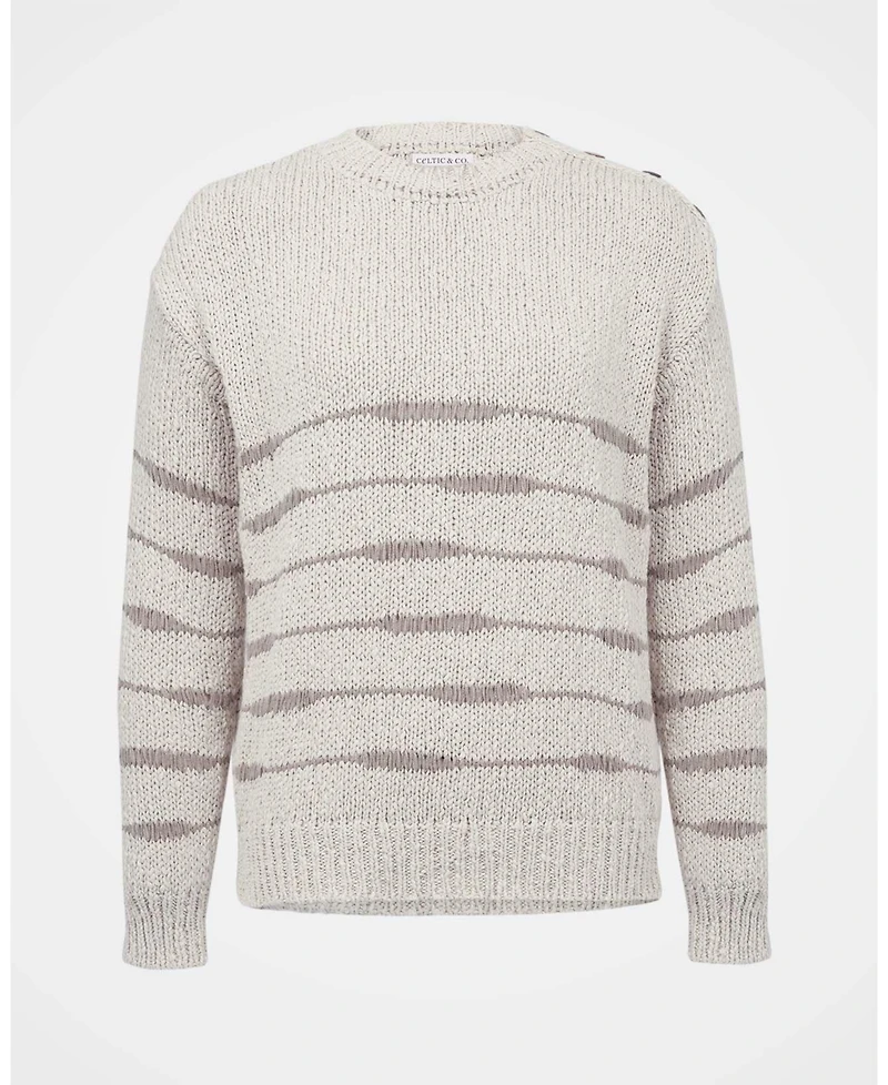 Celtic & Co. Women's Drop Stitch Breton Sweater