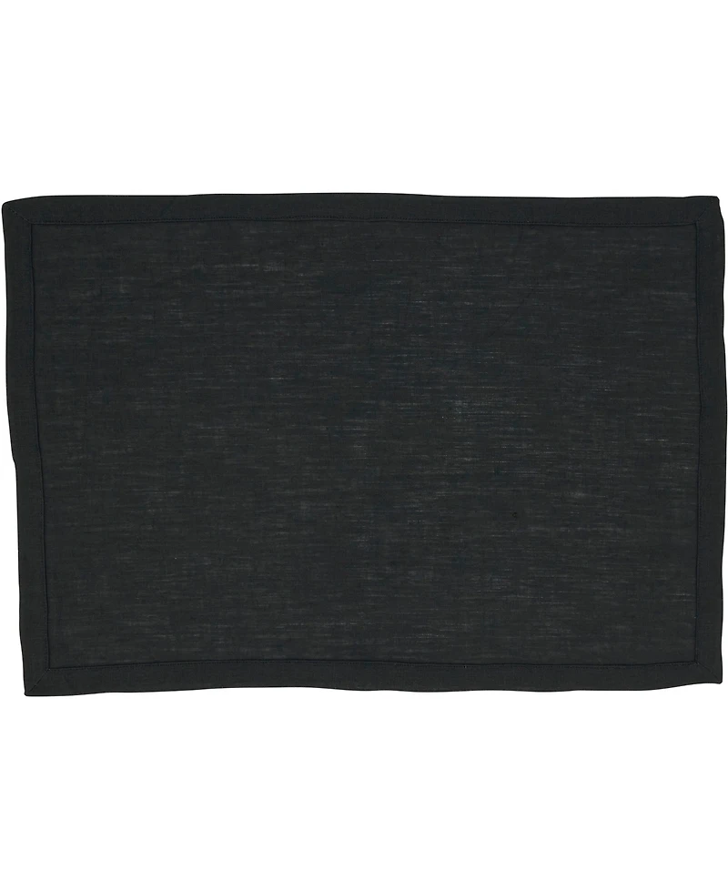 Saro Lifestyle Double Line Embroidered Placemats, 14" x 20"