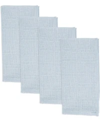 Saro Lifestyle Classic Stitched Plaid Napkins, 20" x