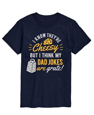 Airwaves Men's Cheesy Dad Jokes Short Sleeve T-Shirt