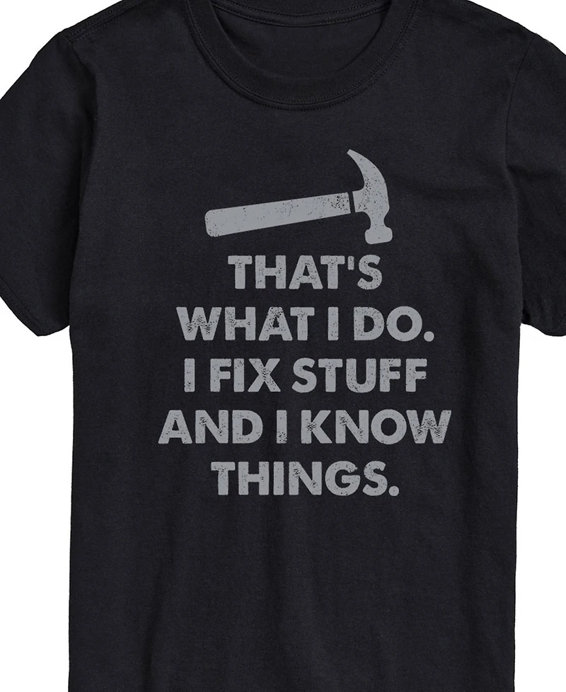 Airwaves Men's Father's That's What I Do Fix Things Short Sleeve T-Shirt