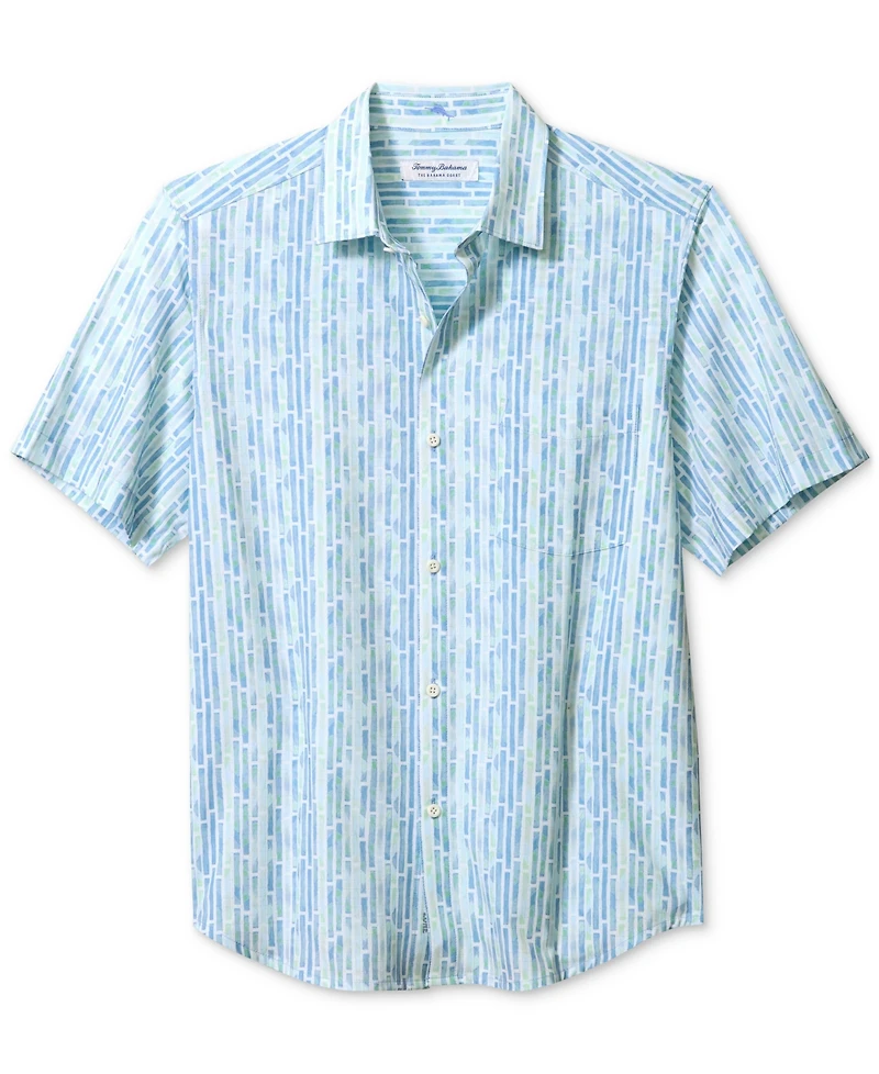 Tommy Bahama Men's Coast Termini Tiles Short Sleeve Shirt