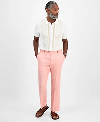 Club Room Men's Linen Solid Pants, Created for Macy's