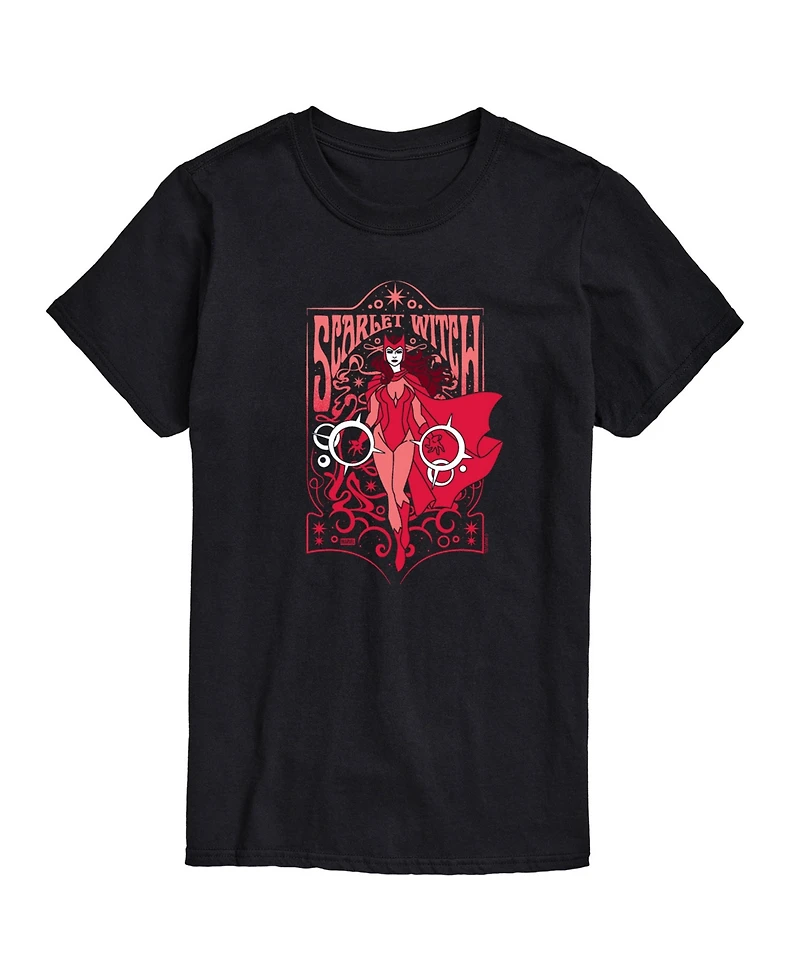 Airwaves Men's Marvel Scarlet Witch Short Sleeve T-Shirt