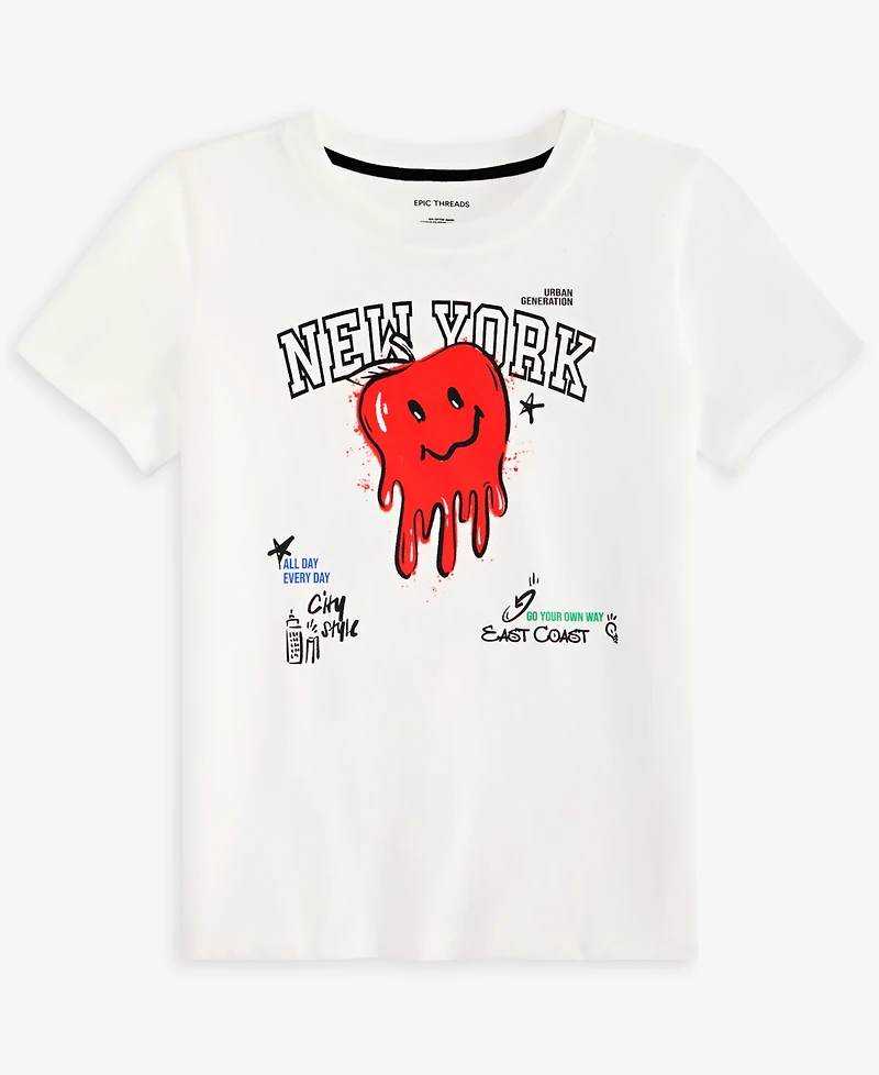 Epic Threads Little & Big Boys New York Apple T-Shirt, Exclusively at Macy's