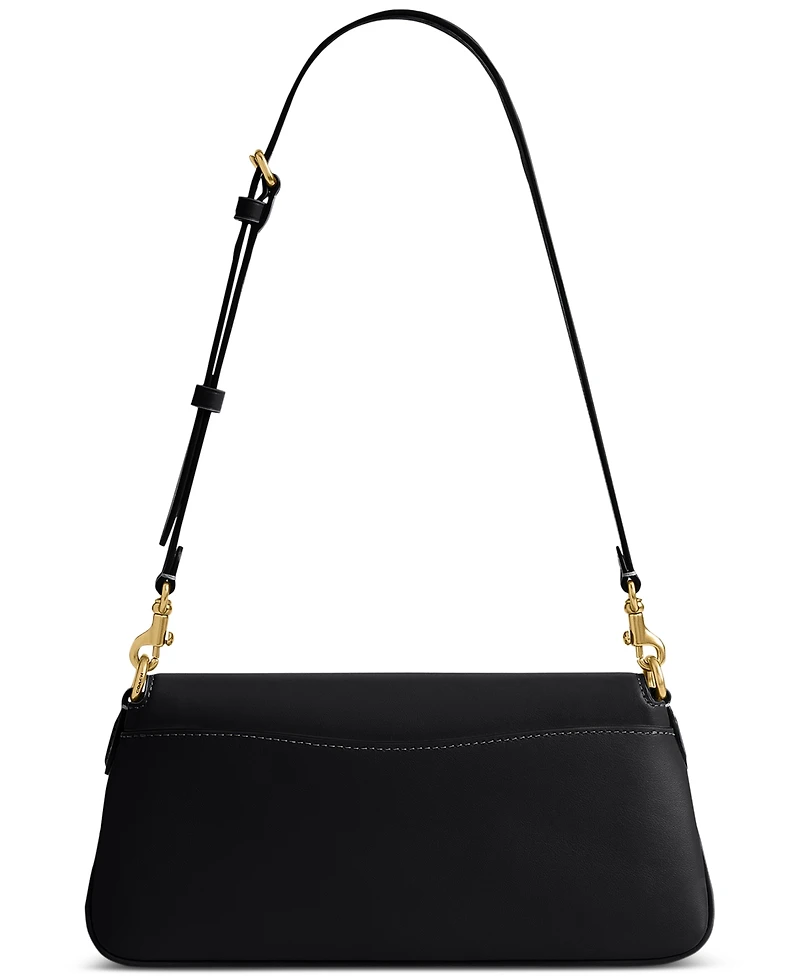 Coach Small Jet Leather Shoulder Bag