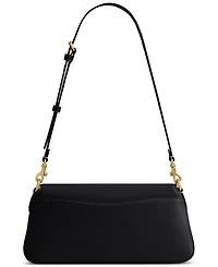 Coach Small Jet Leather Shoulder Bag