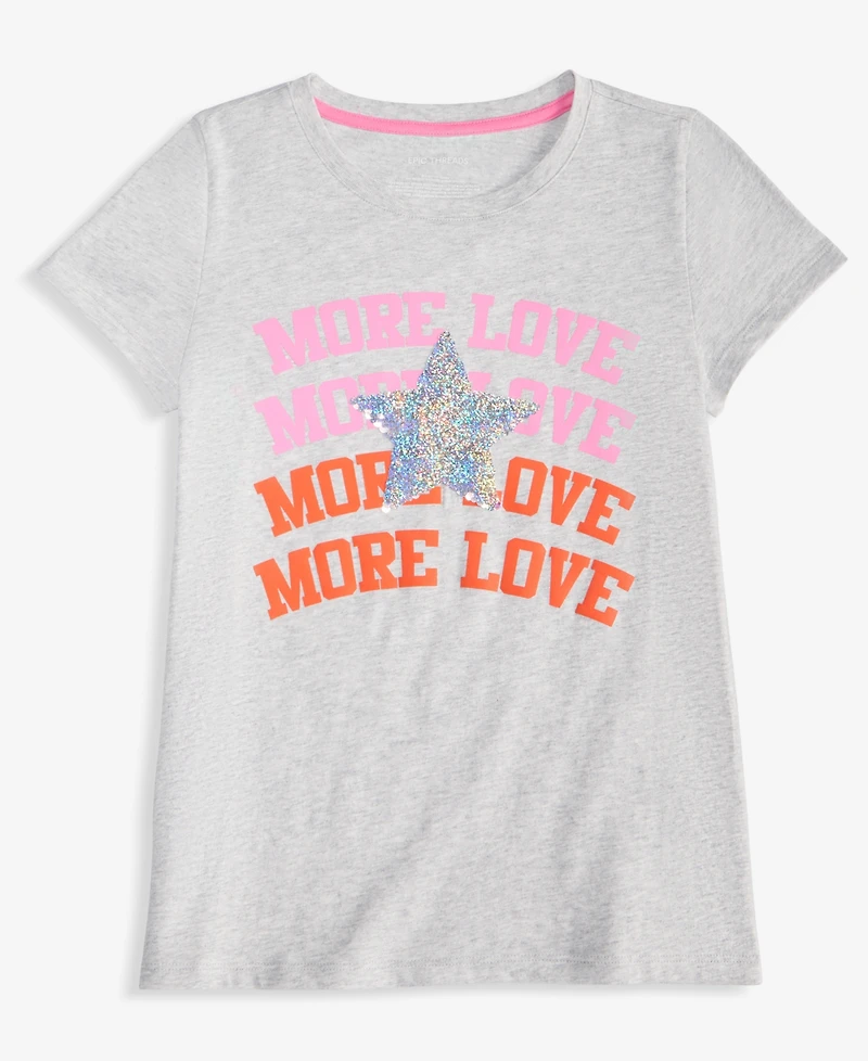 Epic Threads Little & Big Girls More Love Graphic T-Shirt, Exclusively at Macy's
