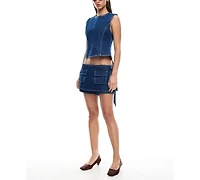 Lioness Women's Countryside Denim Crop Top
