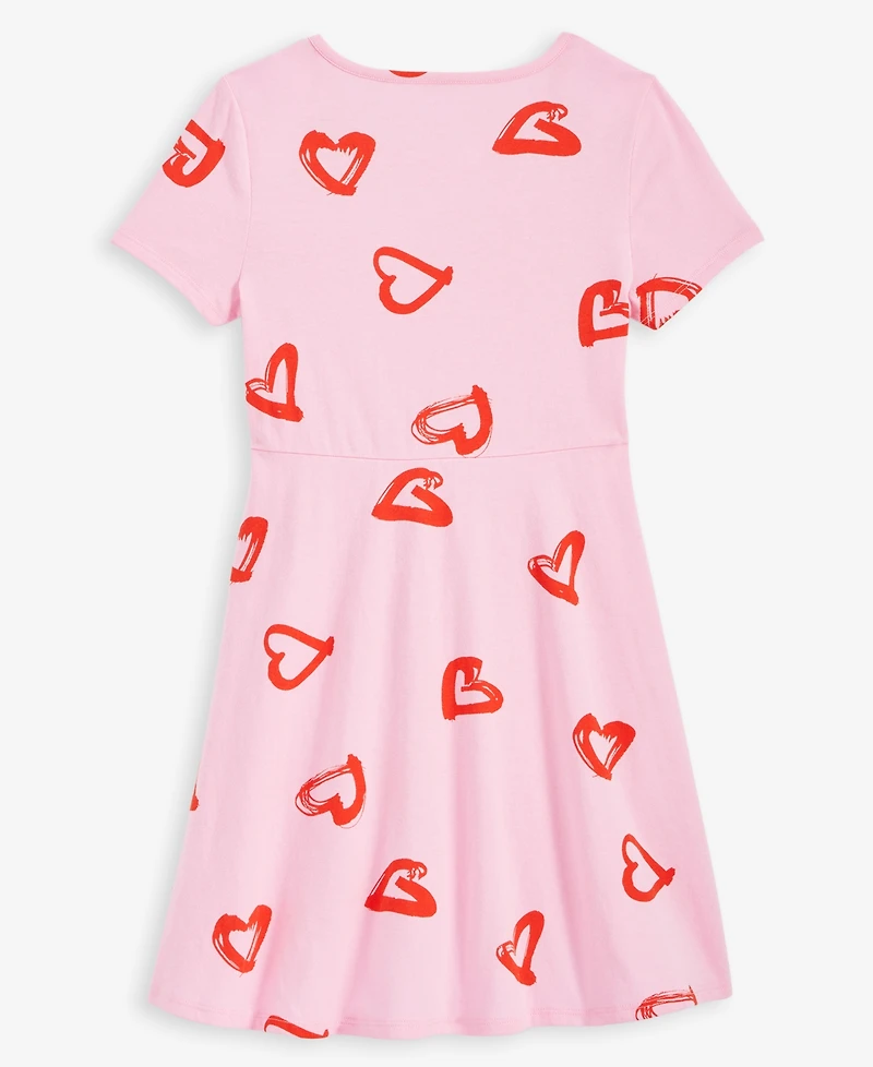 Epic Threads Little & Big Girls Heart-Print Skater Dress, Exclusively at Macy's
