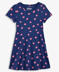 Epic Threads Little & Big Girls Dot-Print Cotton Skater Dress, Exclusively at Macy's