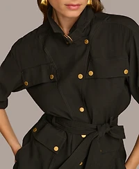 Donna Karan New York Women's Belted Utility Jacket
