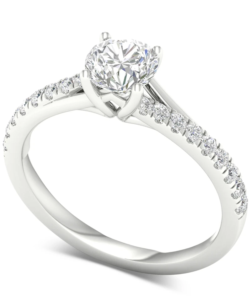 Diamond Engagement Ring (1 ct. t.w.) in 14k White Gold