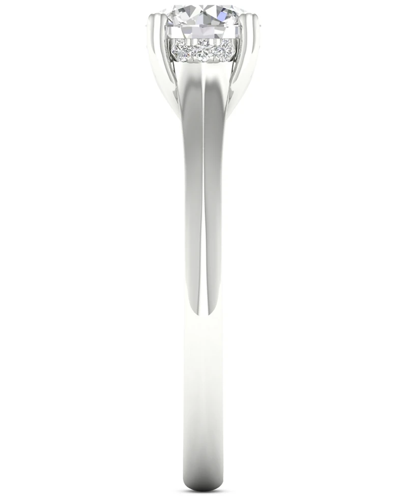 Diamond Hidden Halo Engagement Ring (3/4 ct. t.w.) in 14k White Gold