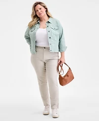 Style & Co Plus Size Denim Jacket, Created for Macy's