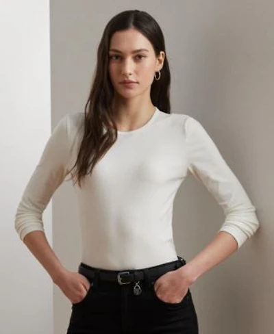 Lauren Ralph Lauren Cotton Blend Long Sleeve Top Xs 3x