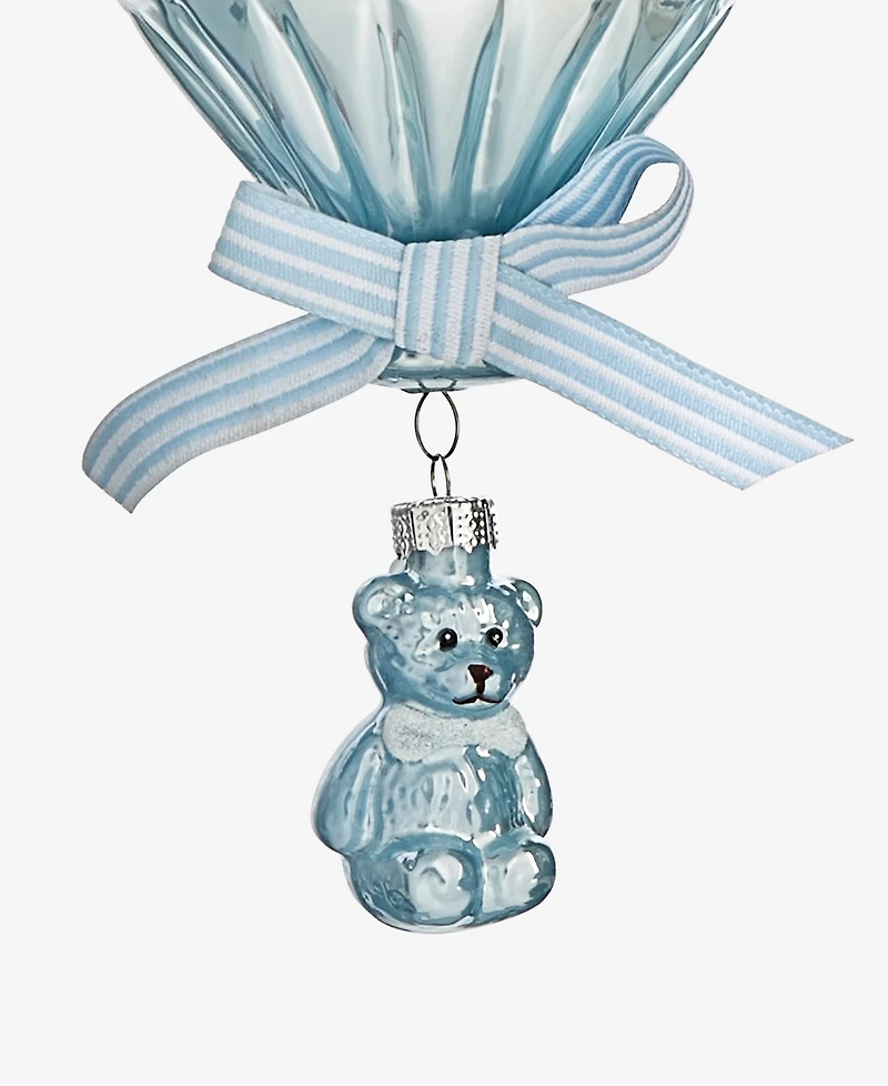 Holiday Lane Baby's First Christmas 2025 Blue Hot Air Balloon Ornament, Macy's Exclusive