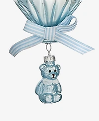 Holiday Lane Baby's First Christmas 2025 Blue Hot Air Balloon Ornament, Macy's Exclusive