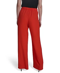 Halston Women's Horsebit Buckle Straight-Leg Pants