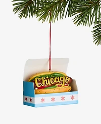 Holiday Lane Regional Chicago Hot Dog Ornament, Macy's Exclusive