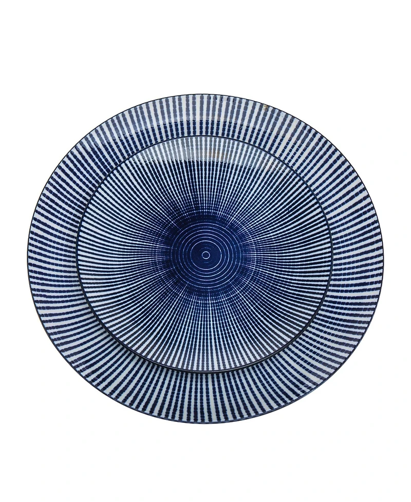 Godinger Laura Blue 12 Pc. Dinnerware Set, Service for 4