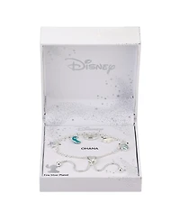 Disney Crystal and Mother of Pearl Stitch Outer Space Bolo Bracelet