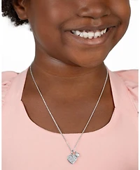 Tiny Blessings Girls Children's Sterling Silver Oh So Loved Birthstone 12-14" Necklace