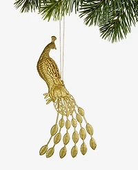 Holiday Lane Christmas Glitters Peacock Ornament, Macy's Exclusive