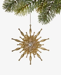 Holiday Lane Christmas Glitters Snowflake Ornament, Macy's Exclusive