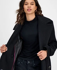 CeCe Women's Double-Breasted Maxi Coat