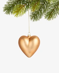 Holiday Lane Gingerbread Village Glass Heart Ornament, Macy's Exclusive
