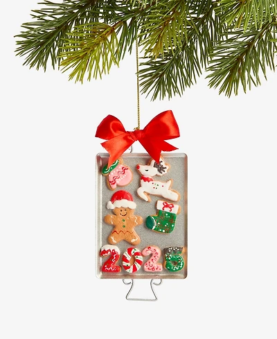Holiday Lane Gingerbread Village 2025 Cookie Tray Ornament, Macy's Exclusive