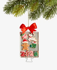 Holiday Lane Gingerbread Village 2025 Cookie Tray Ornament, Macy's Exclusive