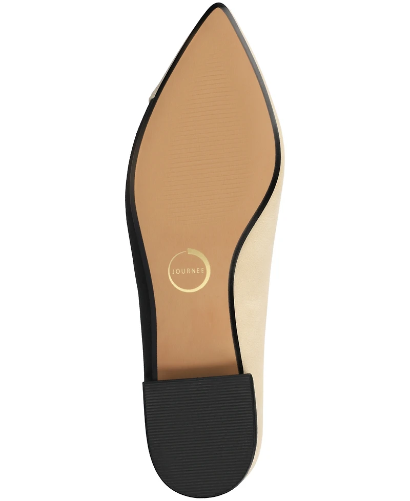 Journee Collection Women's Carmin Pointed Toe Flats
