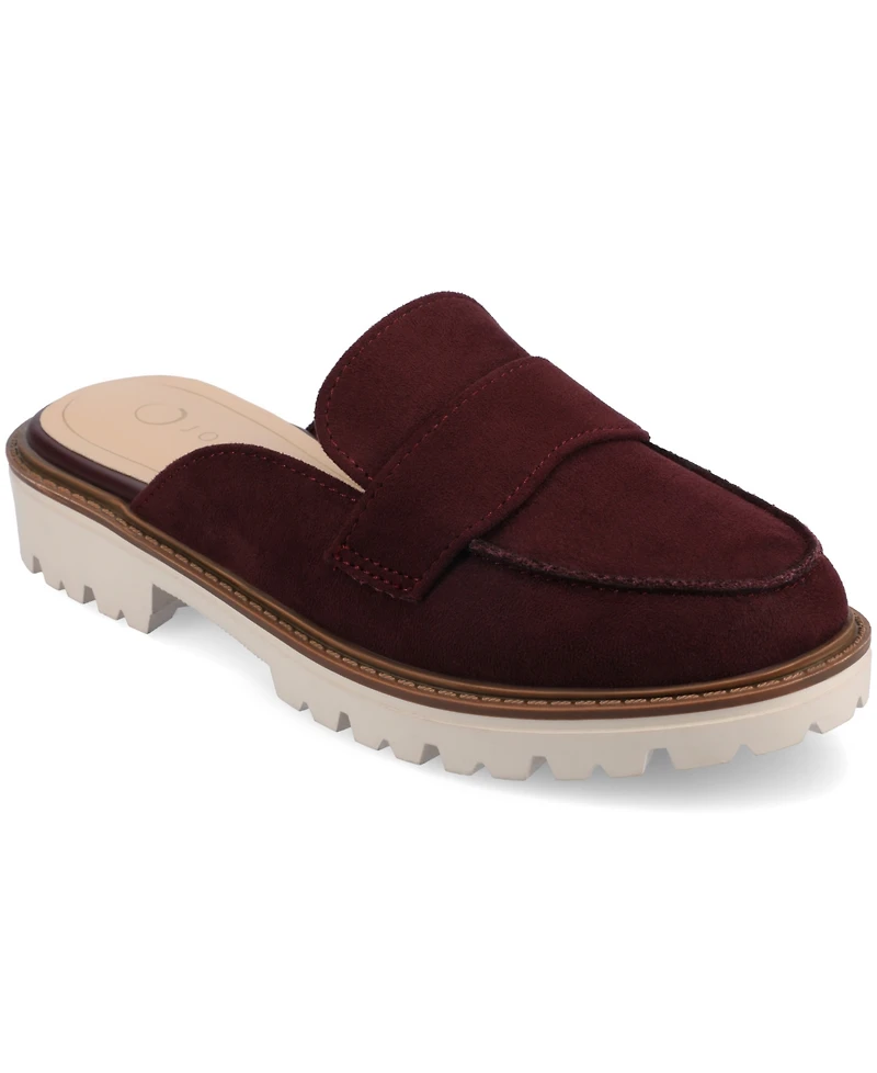 Journee Collection Women's Miycah Slip On Mary Jane Mules