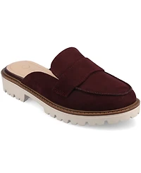Journee Collection Women's Miycah Slip On Mary Jane Mules