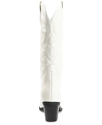Journee Collection Women's Chantry Mid Shaft Western Boots