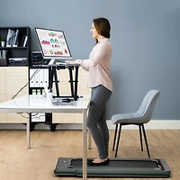 2-in-1 Electric Motorized Folding Treadmill with Dual Display, Speaker & Compact Design for Home Workouts