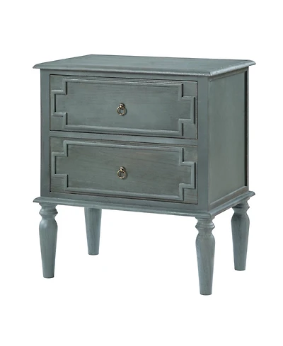 Kim 28"Tall 2-Drawer Nightstand