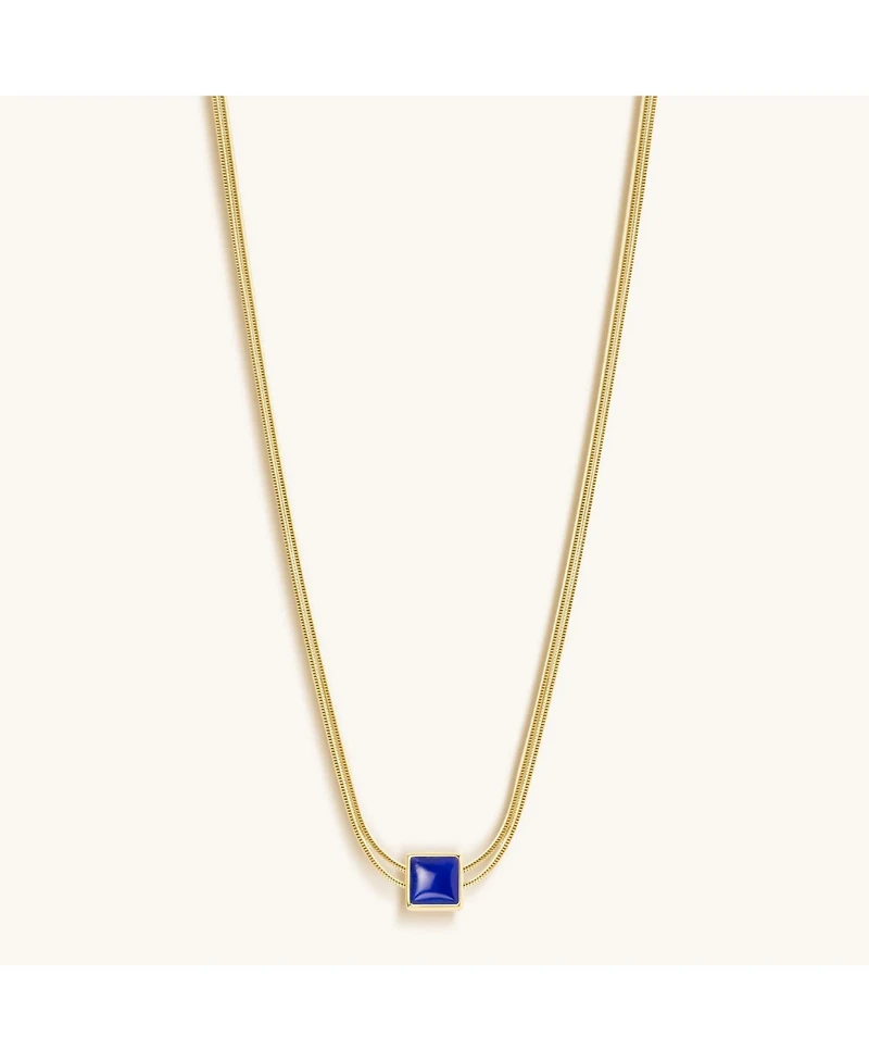 Manifest & Believe - Lapis Lazuli Evil Eye September Birthstone Necklace