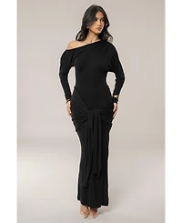 Jluxlabel Women's Dawn Drape Maxi Dress