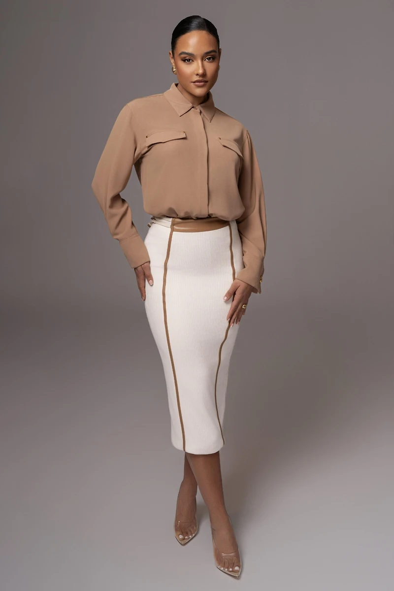 Jluxlabel Women's Black Stella Button Up Shirt