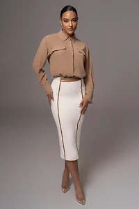 Jluxlabel Women's Black Stella Button Up Shirt