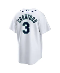Nike Men's Jp Crawford White Seattle Mariners Home Replica Jersey