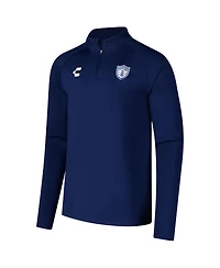 Charly Men's Blue C.f. Pachuca 2024/25 Quarter-Zip Pullover Sweatshirt
